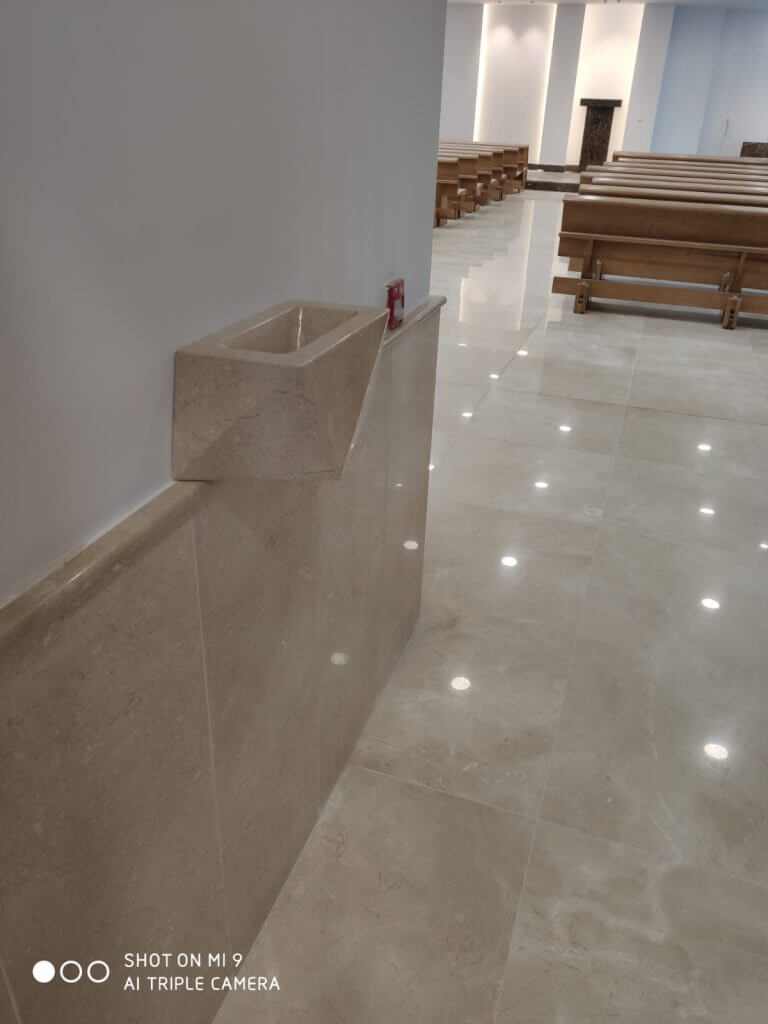Benditera de la Parroquia Nuestra Señora de Nazaret en Madrid